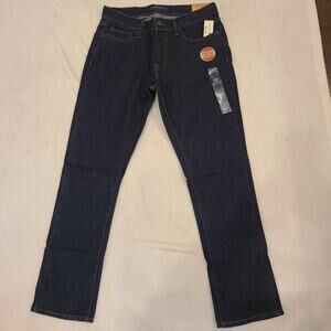 NWT AEROPOSTALE Slim Straight Stretch Denim Jeans 31W/30L Dark Wash